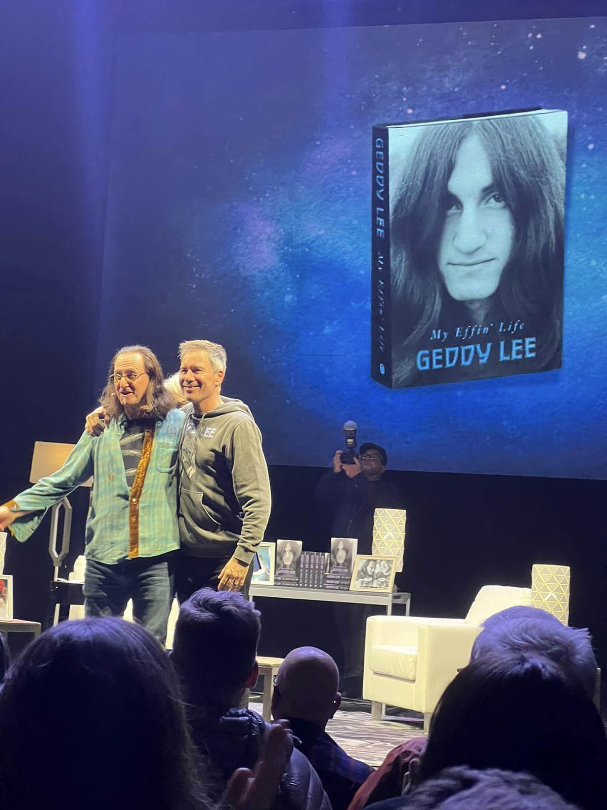 Geddy Lee 'My Effin' Life In Conversation' Tour Pictures - Orpheum Theatre - Boston, Massachusettes - November 18th, 2023
